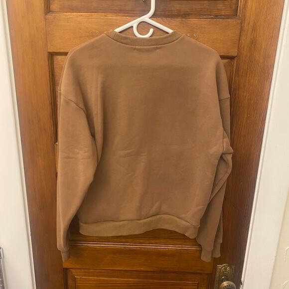 Alice & Wonder Chicago Sweater Brown size S Oversized Sweatshirt Soft $88 - Picture 11 of 14